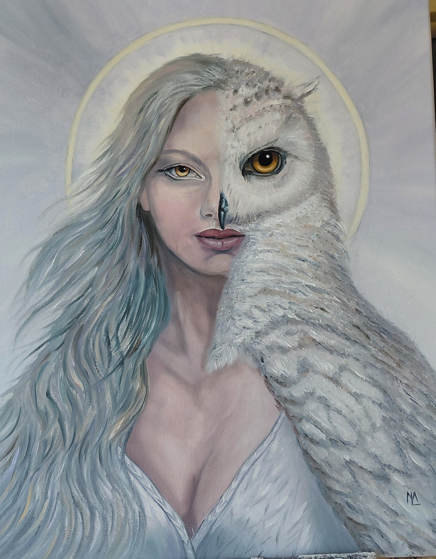 Midnight Sun Owl Woman